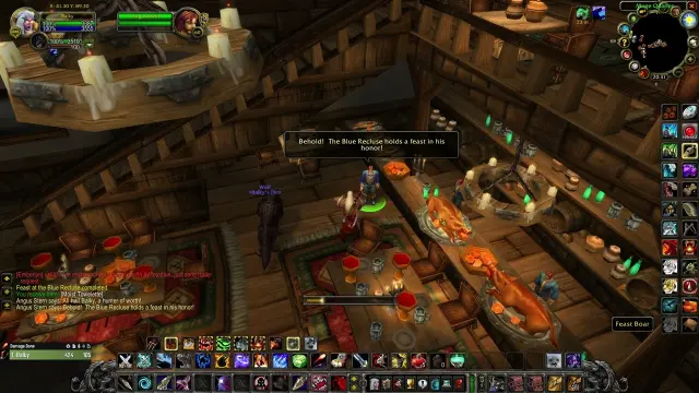 Feast at the Blue Recluse